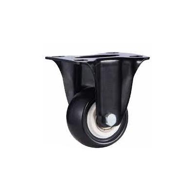 CASTER WHEEL BLACK 1.5" STRAIGHT (PVCB-S1.5)